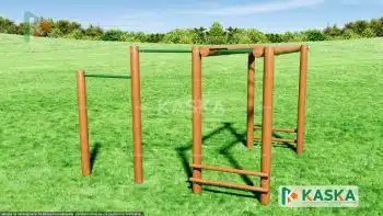 Conjunto Escada Horizontal com Barra Dupla- K-19