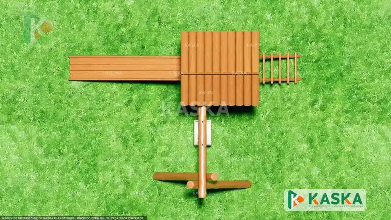 Casinha Escorregador com Balanço - K-37-B