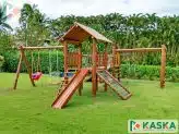 Playground de Madeira - Eucalipto Tratado - Ref. 280 - Casa do Tarzan Aventura - KASKA