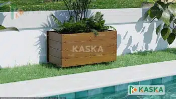 K-68 - Cachepot para Plantas em Madeira